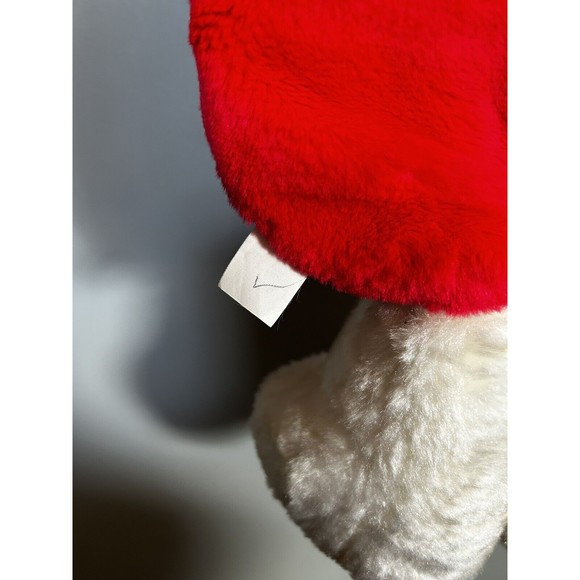 Vintage Rennoc Plush White Cream Teddy Bear Christmas Stocking Hang N Stuff Rare - Picture 15 of 16
